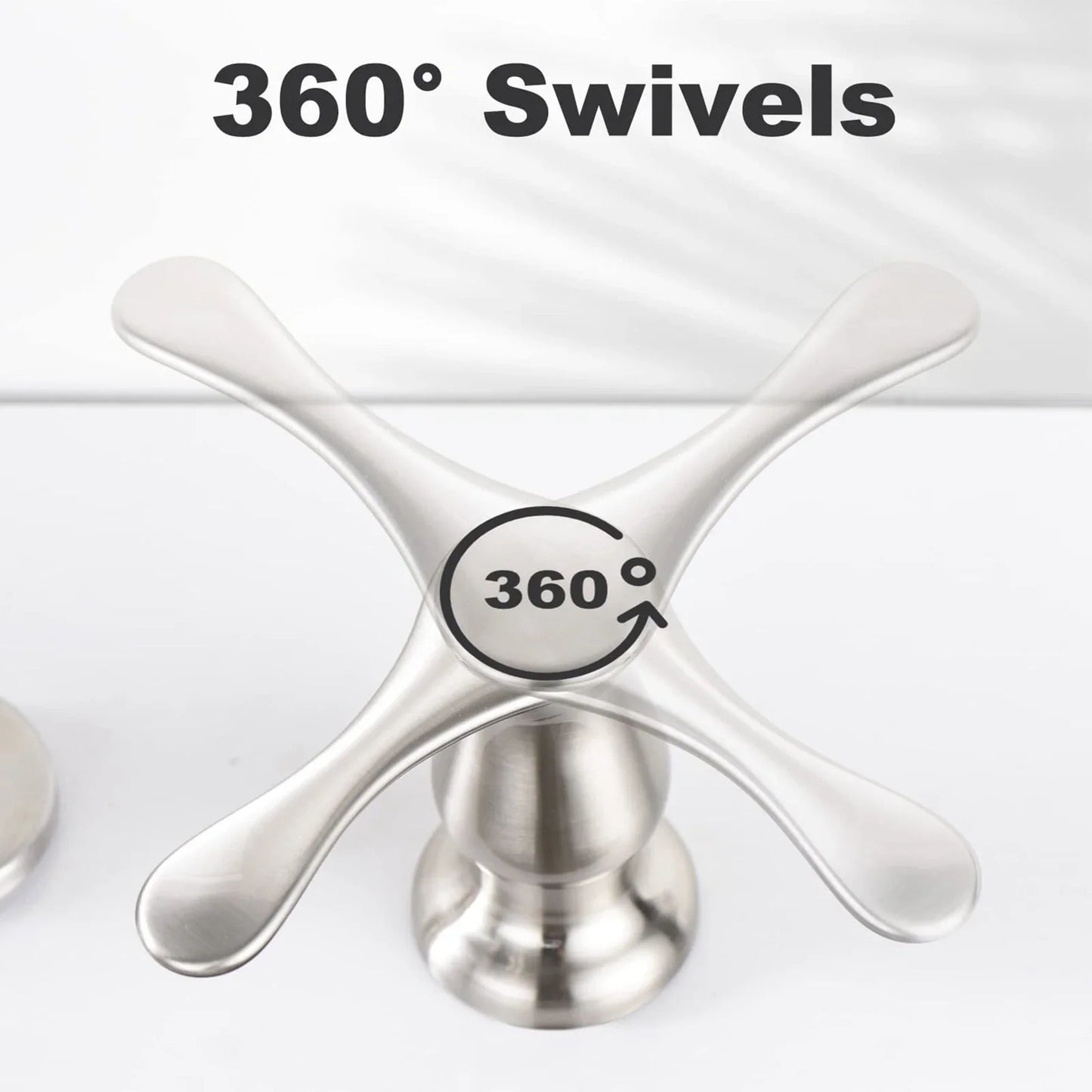 Electroplated kitchen sink hand press accessory with ABS construction in four finish options