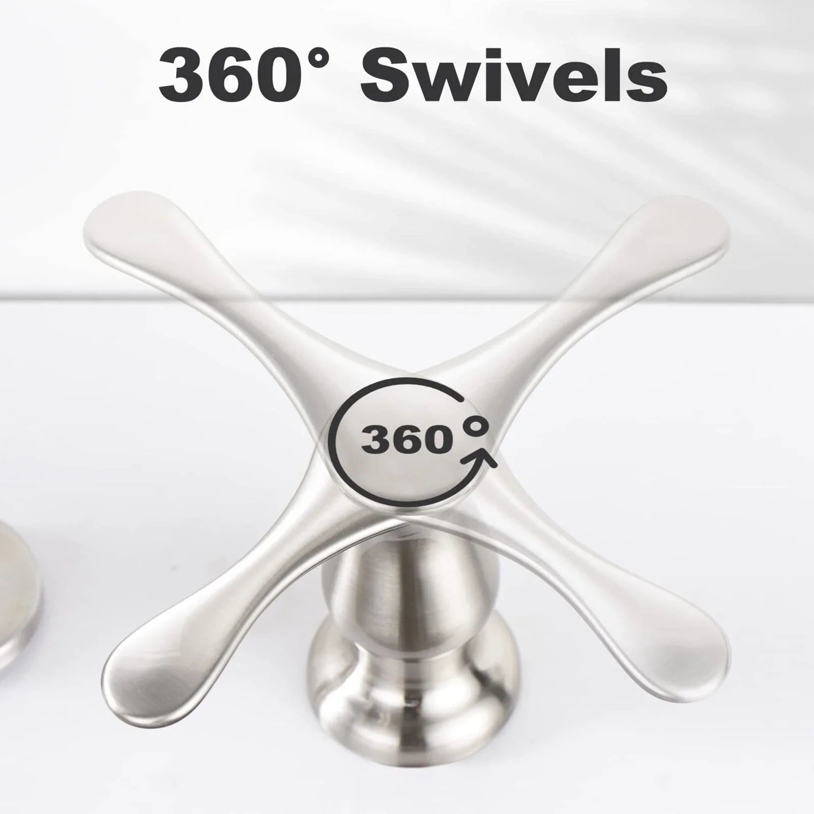 Electroplated kitchen sink hand press accessory with ABS construction in four finish options