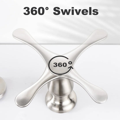 Electroplated kitchen sink hand press accessory with ABS construction in four finish options