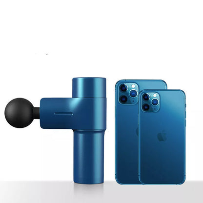 Portable USB rechargeable electric muscle relaxation massager in multiple colors