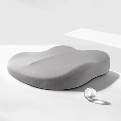 Car seat cushion for height increase measuring 41x41x10cm with ice silk cover