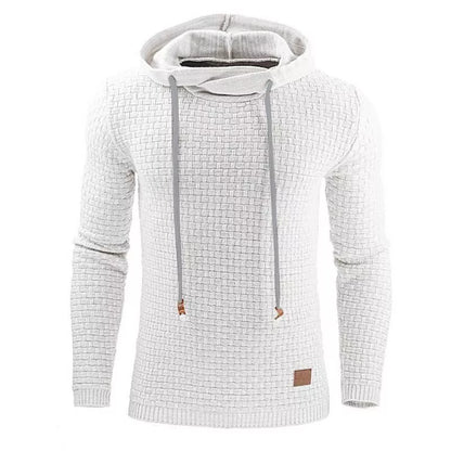 Men's hoodie sweater in various colors and sizes, made from 65% cotton and 35% polyester blend
