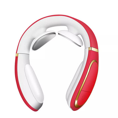 Electric Smart Shoulder Massager in white, pink, or red with remote control