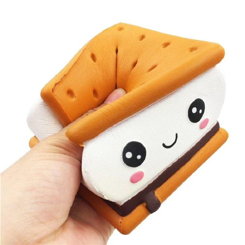 Delicious chocolate-filled biscuit toys in various colors and designs
