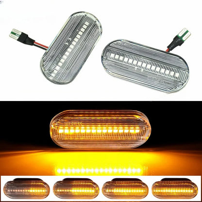 Flowing water style fender side turn signal lamp for Skoda Octavia 1U