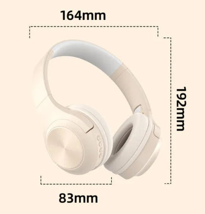 Wireless Bluetooth headset in chalk black colour showing head-mounted design with creative styling elements
