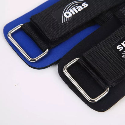 Athletic Wristguards Booster Stripe in black and blue for wrist support and enhanced grip