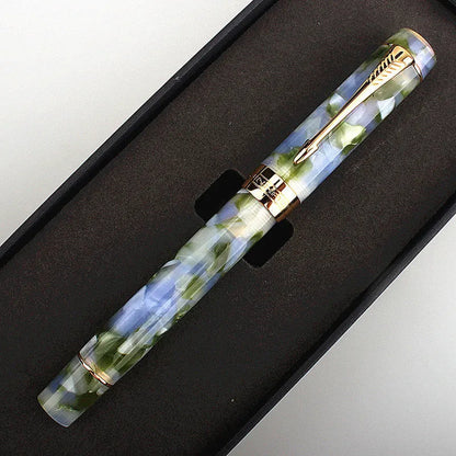 Deep bath green metal pen showing options for 0.5mm, 0.7mm, and 1.0mm tips.