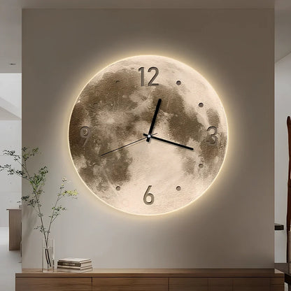 Wall clock with LED lighting and monthly calendar in 30cm 40cm 50cm diameter options