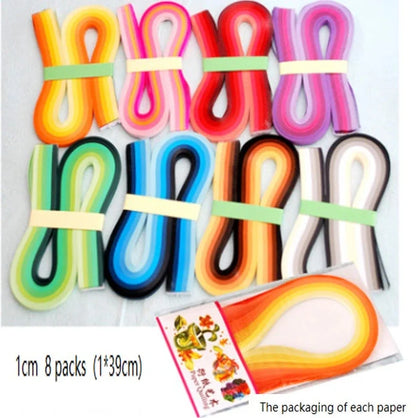 Vibrant gradient star origami paper set for creative crafting and DIY projects