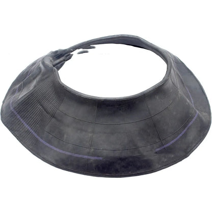 Two 16x8.00-7 inner tubes with TR13 straight valve stems and four black dust caps on a white background.