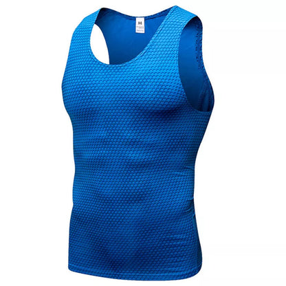 Men's Sports Vest in Polyester Fiber, available in multiple colors and sizes
