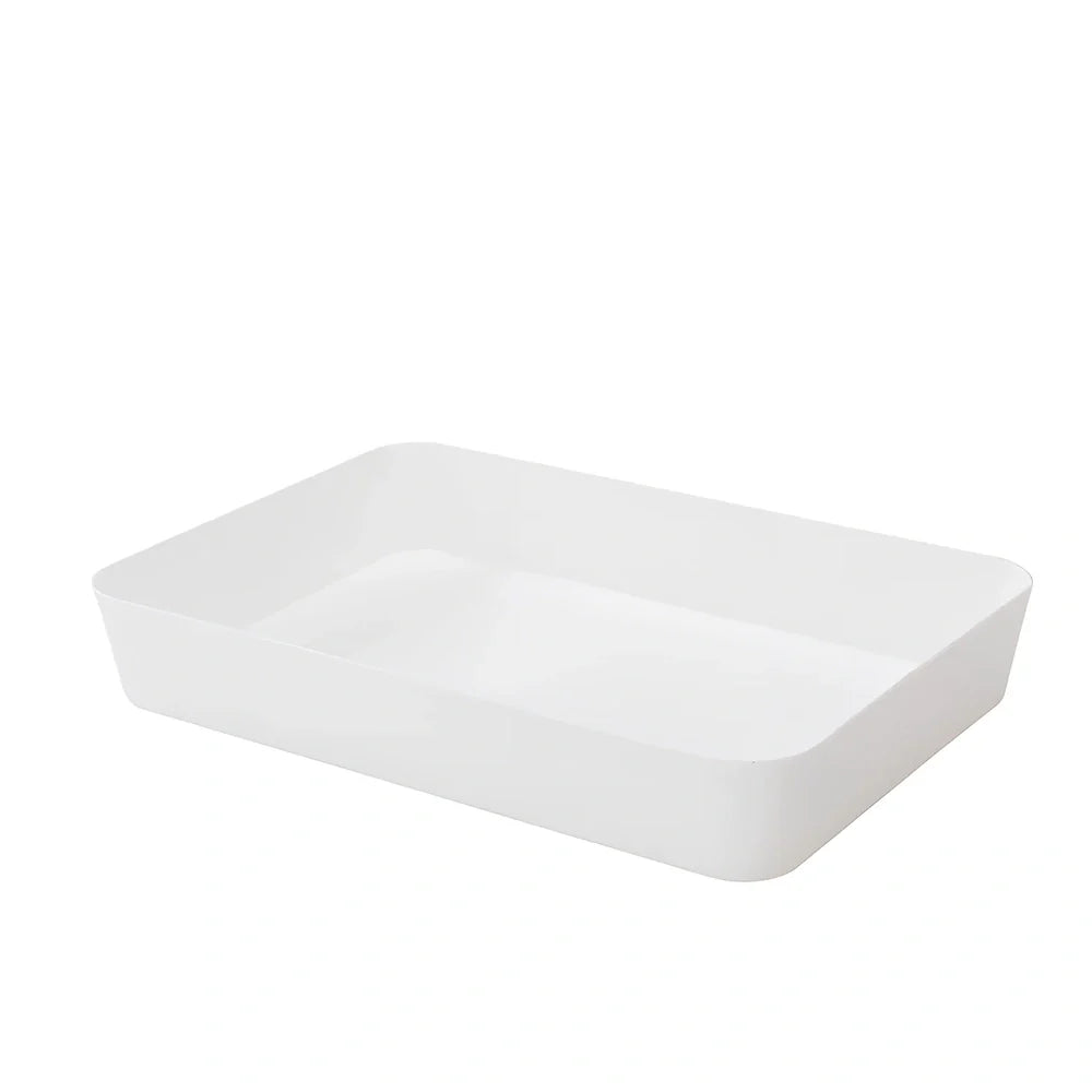 Plastic drawer organiser for underwear storage in multiple sizes and colours