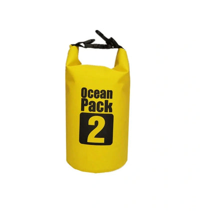 2L waterproof dry bag in various colors for outdoor activities