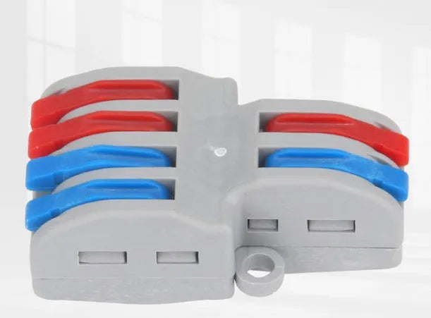 SPL quick wire connector for 0.08-4.0mm² electrical wires with fire-insulating shell.