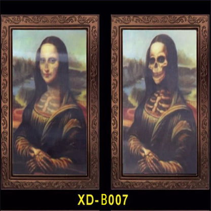 3D People Ghost Festival Changing Photo Frame with visual illusion effect for Halloween