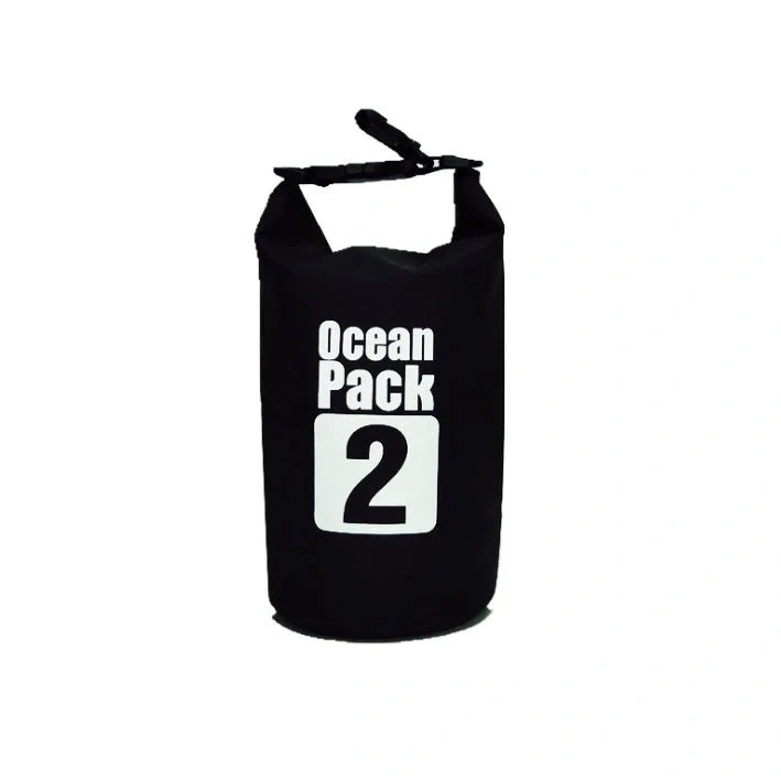 2L waterproof dry bag in various colors for outdoor activities