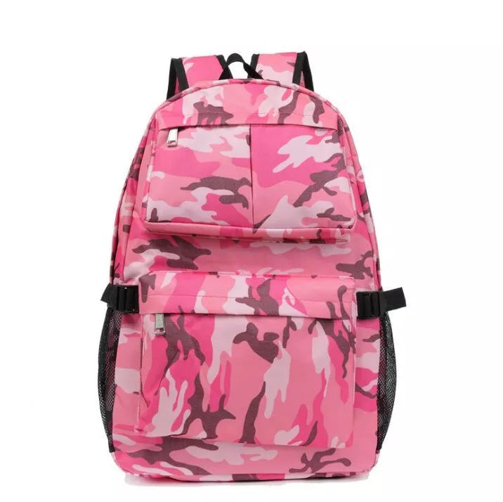 Camouflage waterproof backpack with large capacity for outdoor adventures
