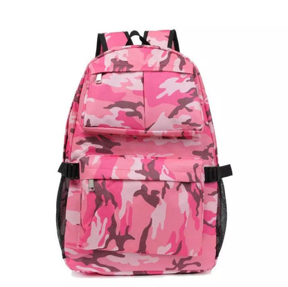 Camouflage waterproof backpack with large capacity for outdoor adventures