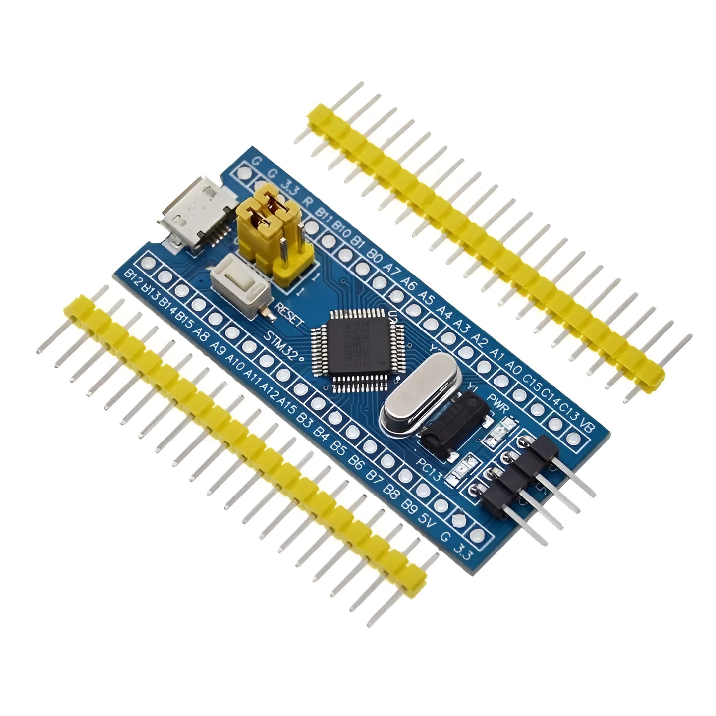 STM32F103C8T6 ARM Cortex-M3 microcontroller development board with Mini USB connector
