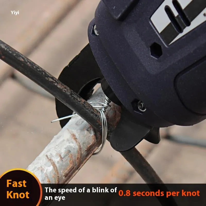 Electric steel bar tying machine with battery, charger and toolbox for construction reinforcement