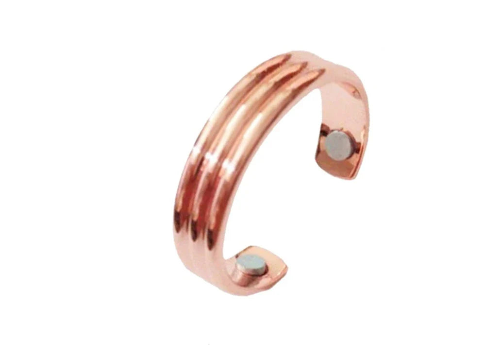 Magnetic Therapy Ring with acupressure design for sleep apnea relief and improved circulation
