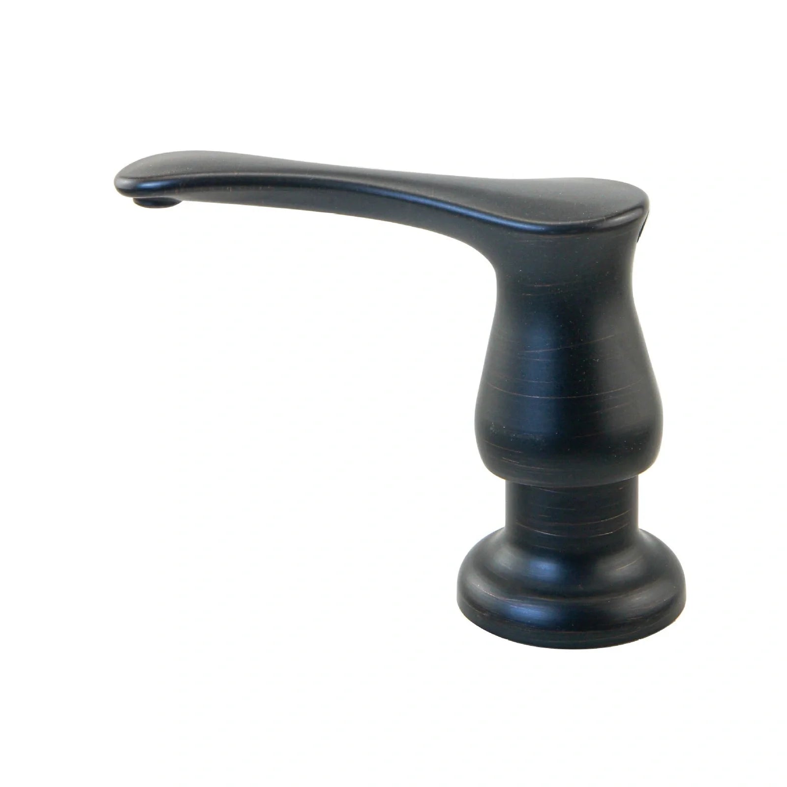 Electroplated kitchen sink hand press accessory with ABS construction in four finish options