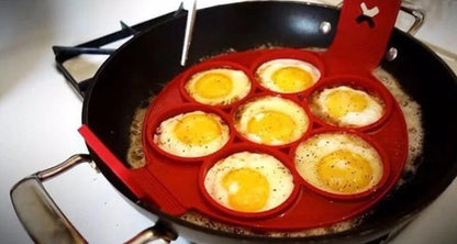 Silicone Pancake Maker in various shapes and colors for easy, mess-free pancake making