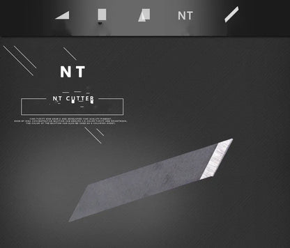NT Cutter replacement blades set showing BDC-200P 30-degree and BDA-200P 45-degree blade packs