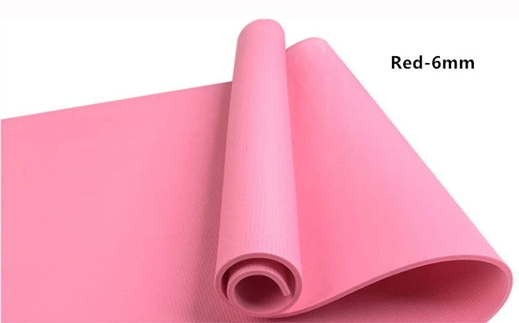 EVA Fitness Composite Yoga Mat in various colors with anti-slip surface