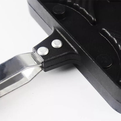 Fish-Shaped Waffle Pan Maker with non-stick coating and aluminum alloy construction