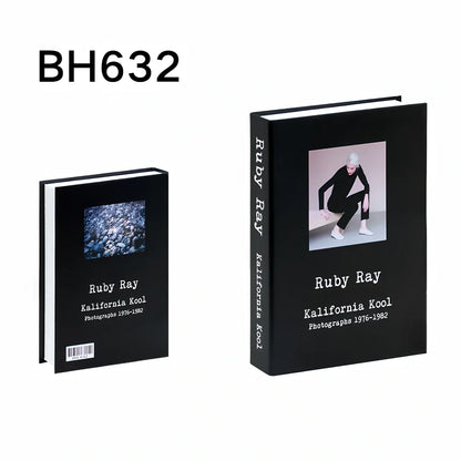 Simulation book ornament 27x18x6cm cardboard decorative prop with text design