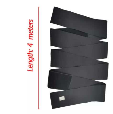 Adjustable waist training belt in polyester for effective body sculpting