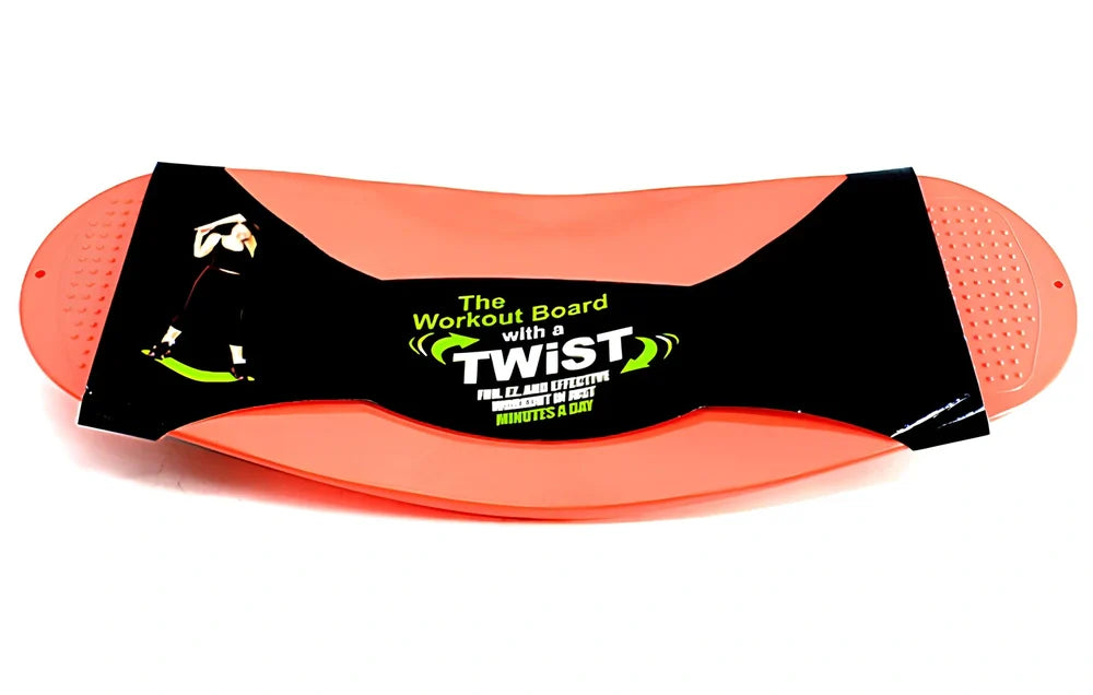 Simply Fit Board ABS balance board showing rotating mechanism and 60x24cm platform