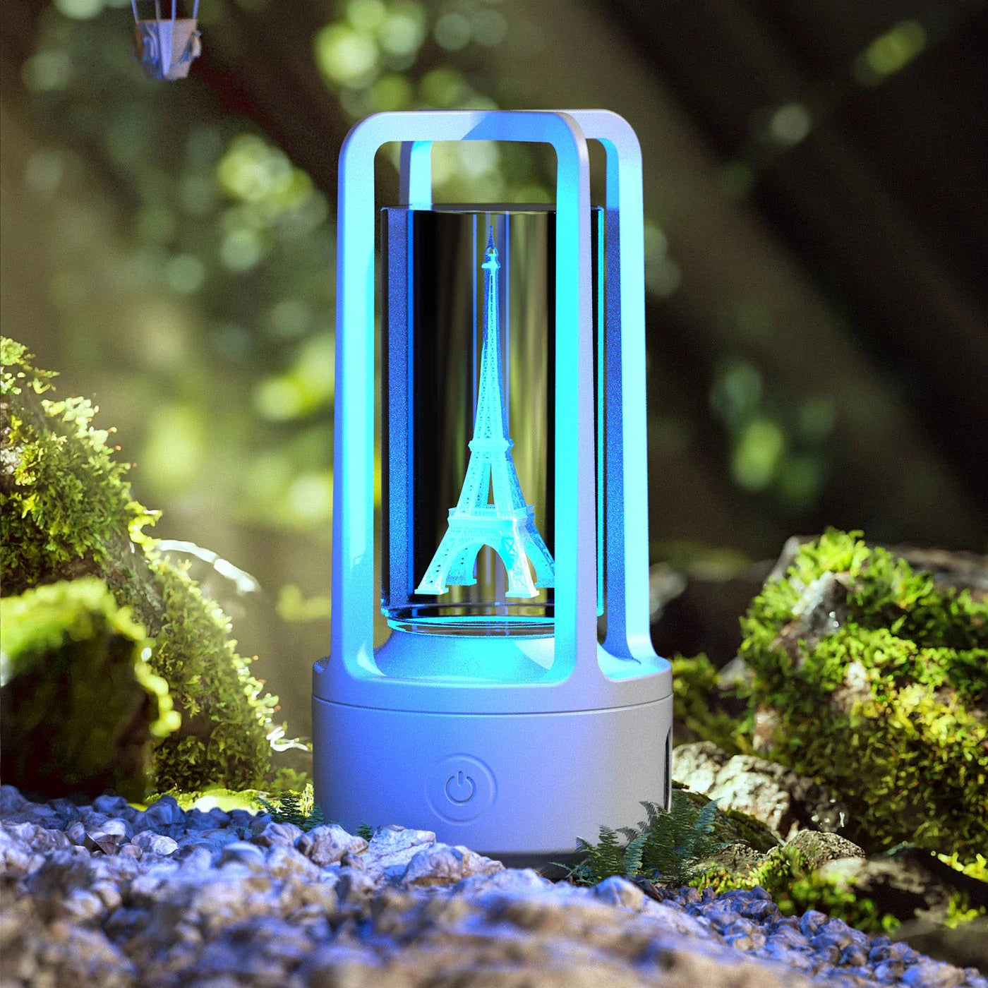 Stylish 2-in-1 Acrylic Lamp and Bluetooth Speaker with Touch Controls and Versatile Designs