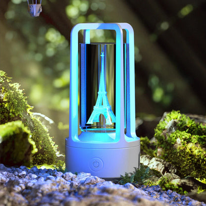 Stylish 2-in-1 Acrylic Lamp and Bluetooth Speaker with Touch Controls and Versatile Designs