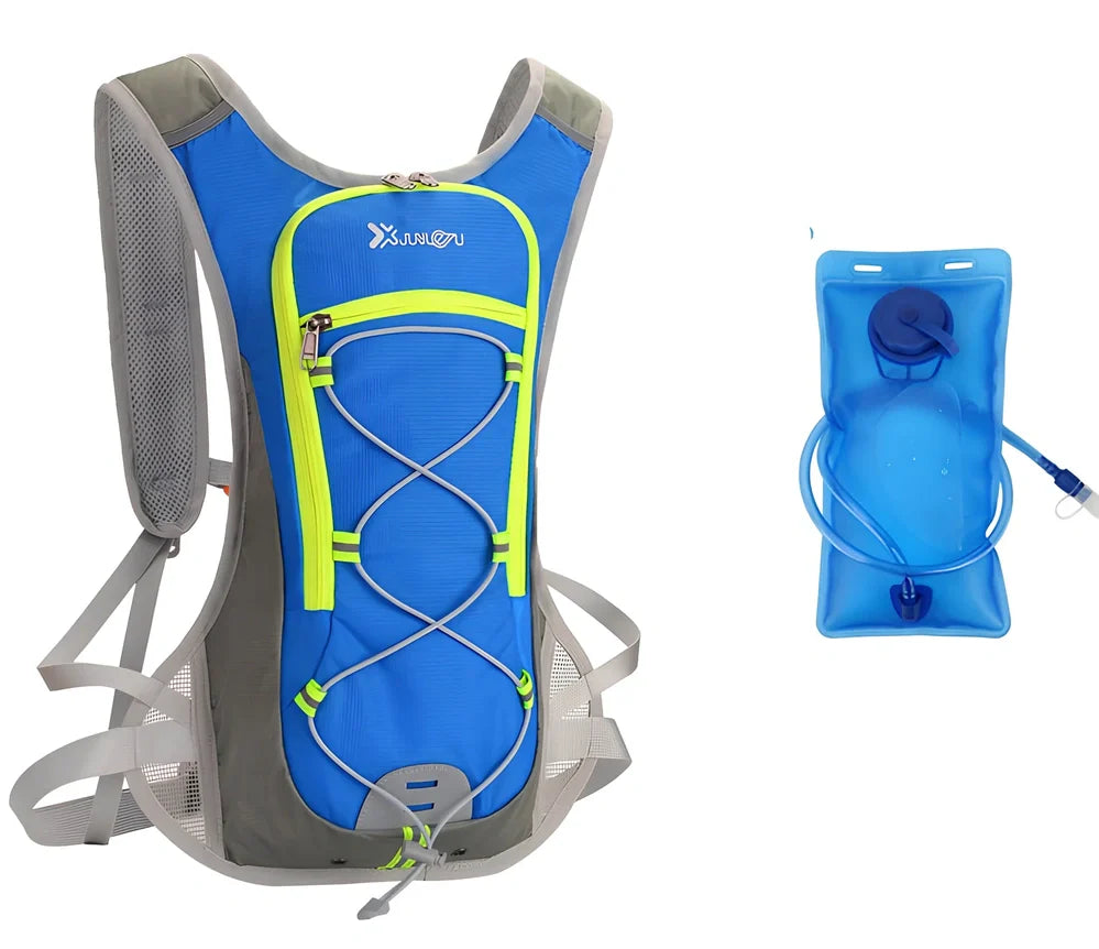 Outdoor sports backpack in multiple colours with adjustable straps and waterproof construction