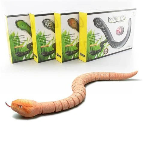Realistic remote control snake toy with lifelike slithering motion for pranks and fun