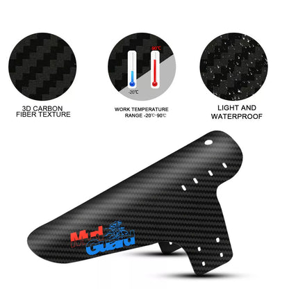 HT-11M carbon fiber pattern bicycle fender in multiple colors