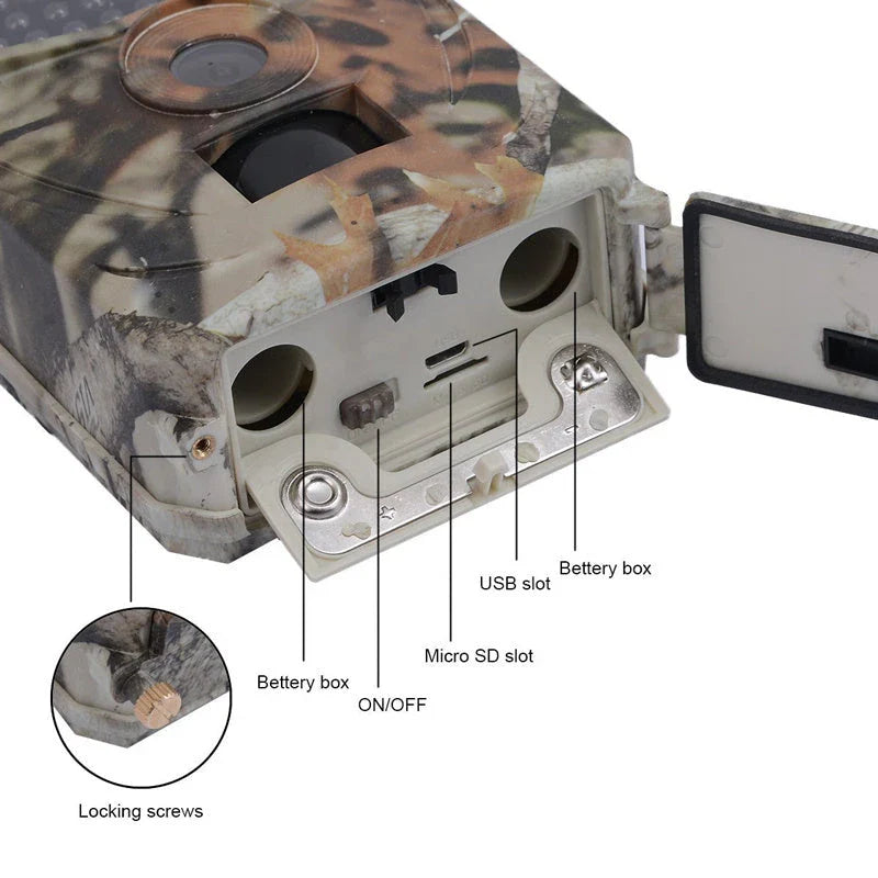 A high-quality 20MP wireless wildlife camera with infrared night vision and a fast 0.8-second trigger time for capturing stunning outdoor moments.