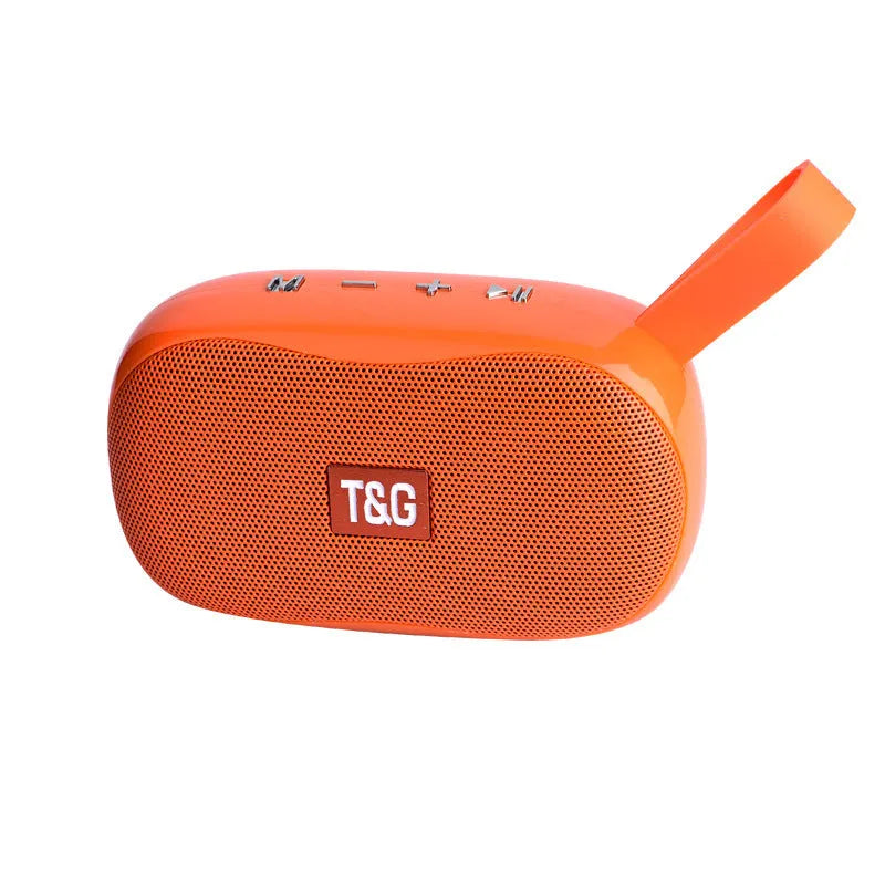 TG173 portable Bluetooth speaker in black, 121x45.5x70.8mm, with 52mm driver and 5W power.