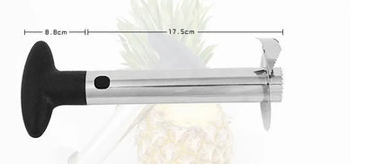 Stainless steel pineapple corer slicer kitchen tool with coloured ABS handle