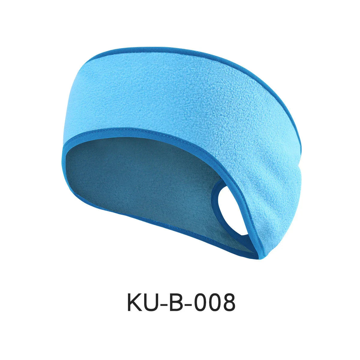 Premium sports headband with 4-way stretch fabric, soft fleece lining, and full ear coverage for comfortable workouts and outdoor activities