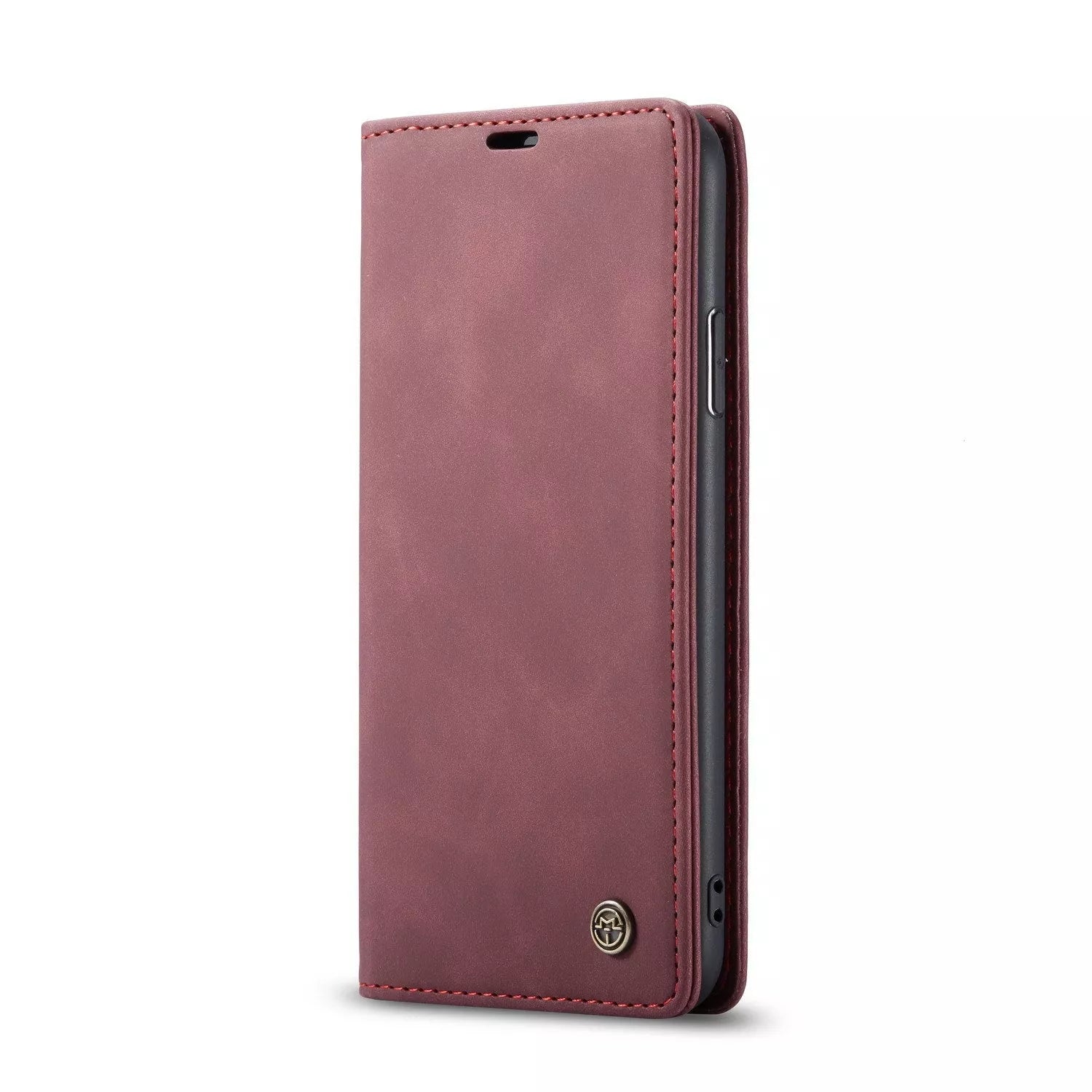 Caseme Vintage Flip Anti-Drop iPhone Case with built-in wallet holder in multiple colors
