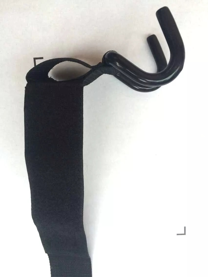 Rotatable power double hook pull-up upper power belt with metal hooks and thickened webbing