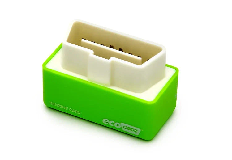 A fuel-efficient gasoline car enhancement device, the EcoOBD2 Chip Tuning Box, which can be plugged into the OBD2 port to improve fuel economy.