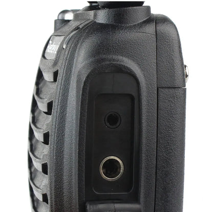 H777 black civil walkie talkie with antenna, 60x33x115mm UHF 400-470MHz two way radio