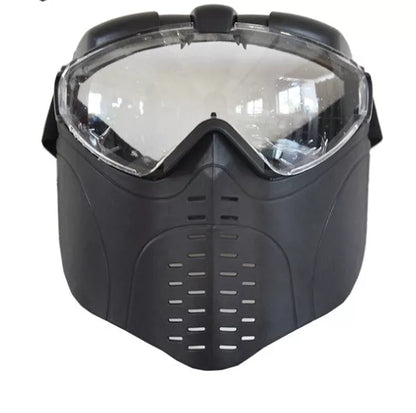 MARUI Anti Fog Ventilated Tactical Airsoft Full Face Mask in Khaki and Black