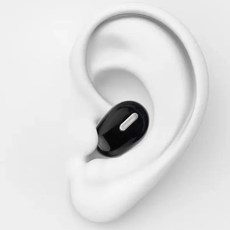 X9 single-ear mini Bluetooth headset in black or white with bare metal or full set design