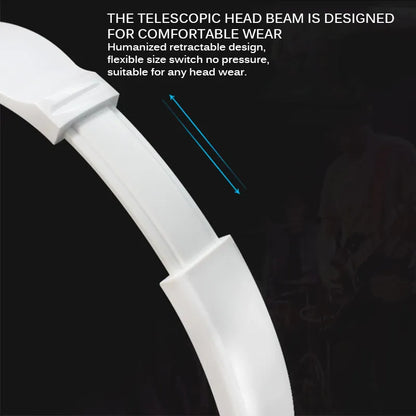 Black folding over-ear wired headphones with adjustable headband and 3.5mm plug on a white background.